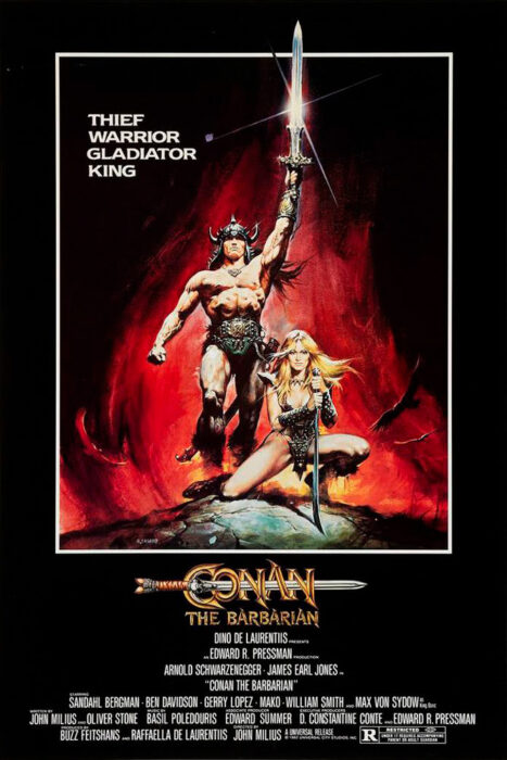 Conan the Barbarian 1982 movie poster