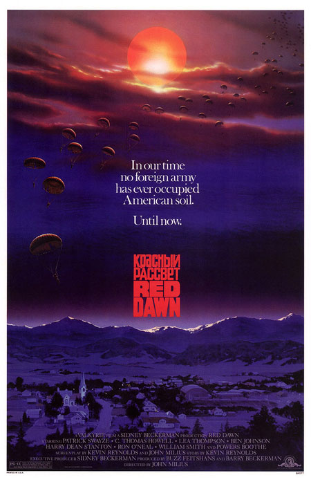 Red Dawn 1984 movie poster