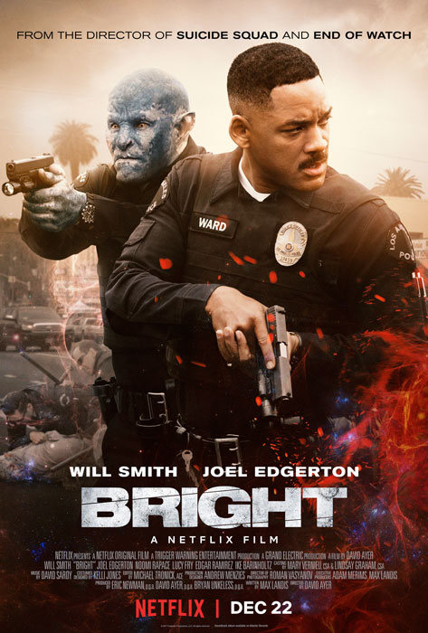 Bright movie poster