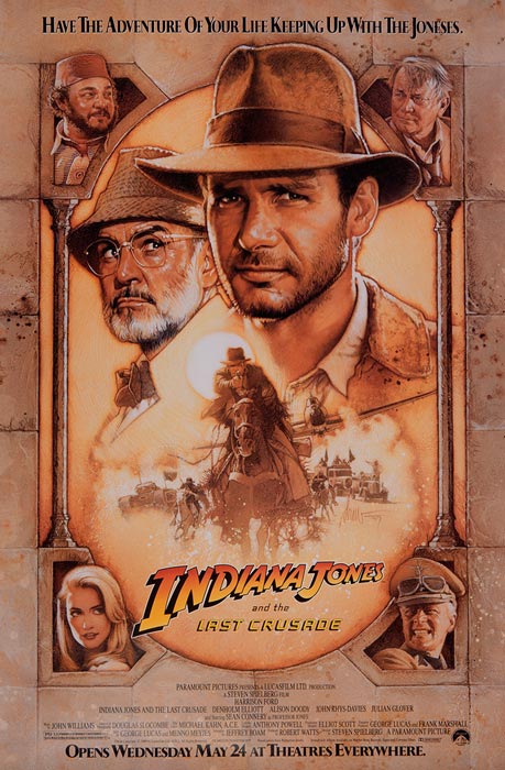 Indiana Jones and the Last Crusade movie poster