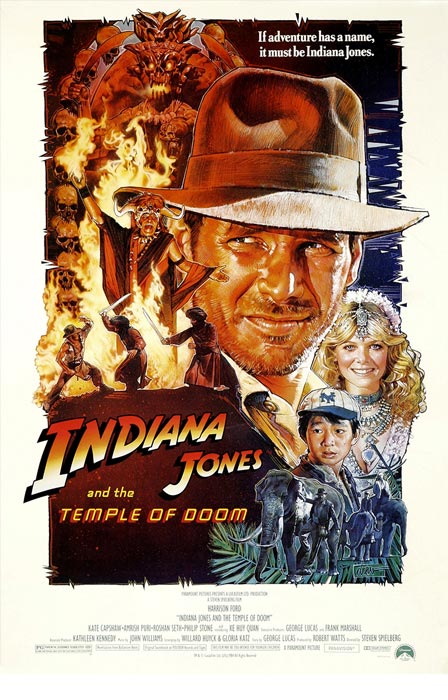 Indiana Jones and the Temple of Doom movie poster