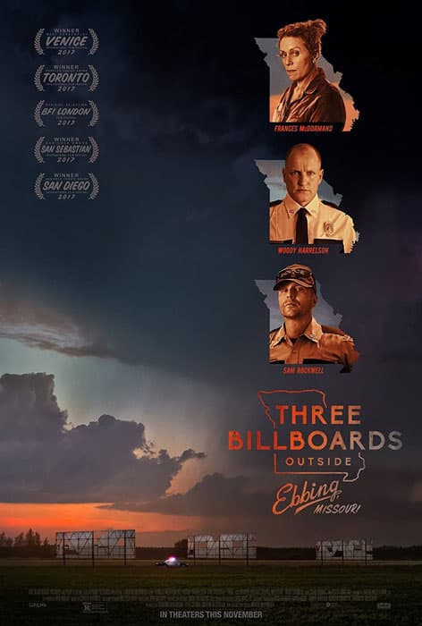 The Three Billboards Outside Ebbing, Missouri movie poster