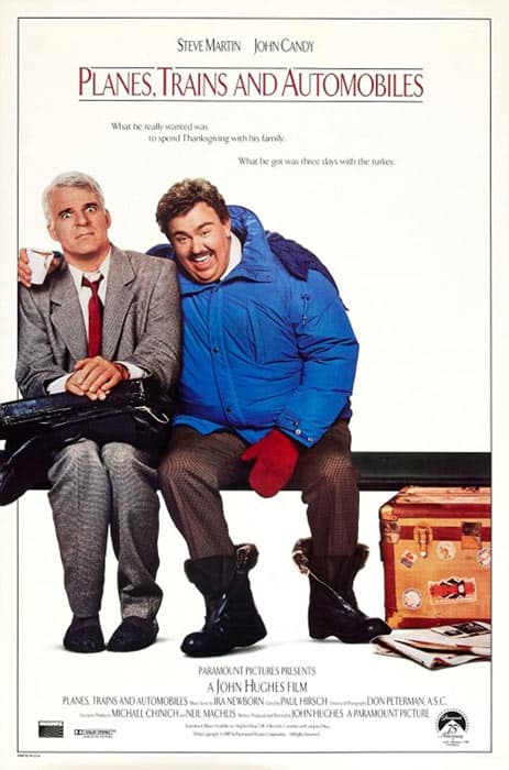 The Planes Trains and Automobiles movie poster