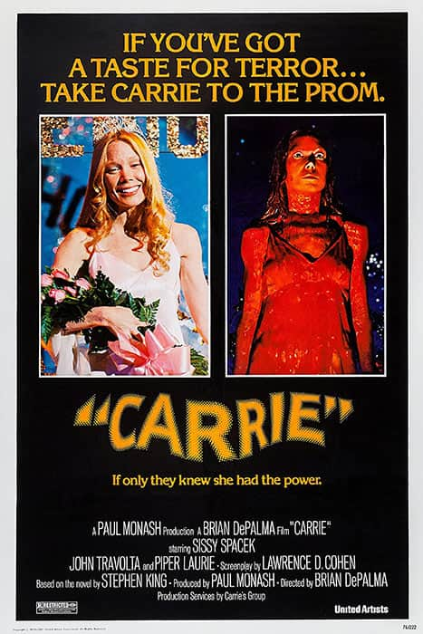 The Carrie (1976) movie poster