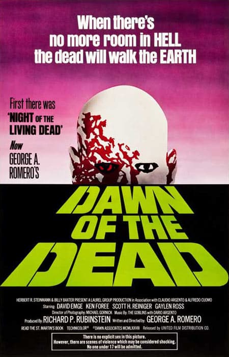 The Dawn of the Dead movie poster