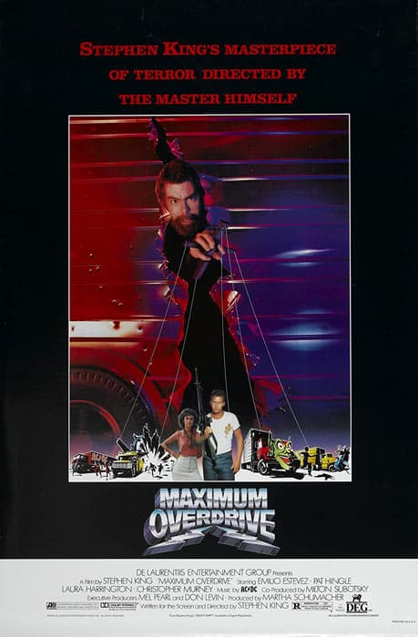 Maximum Overdrive movie poster