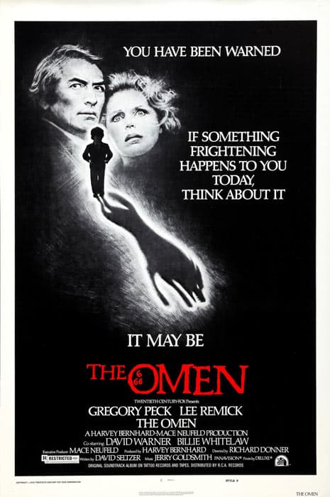 The 1976 The Omen movie poster