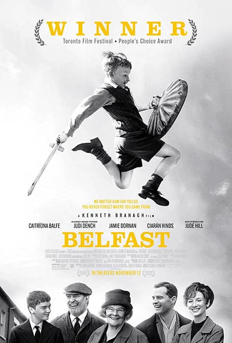 Belfast poster for the screenplay and script