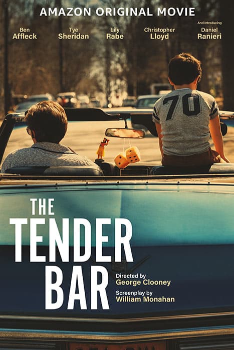 The Tender Bar poster for the screenplay and script