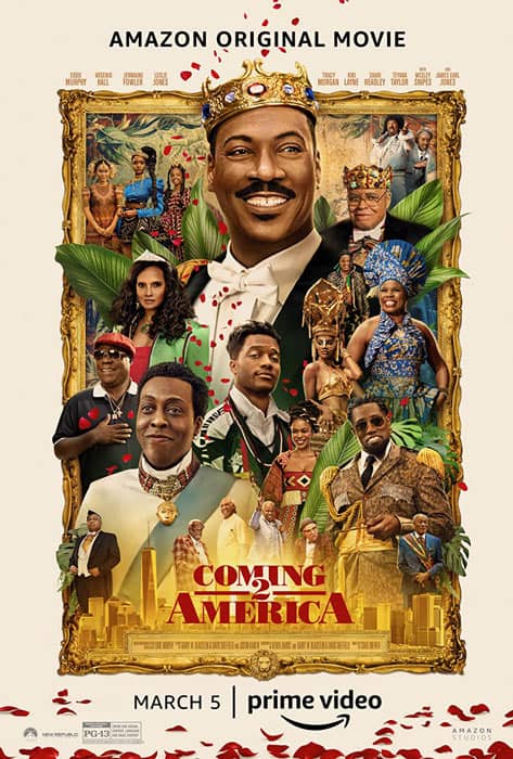 Coming 2 America movie poster for the screenplay