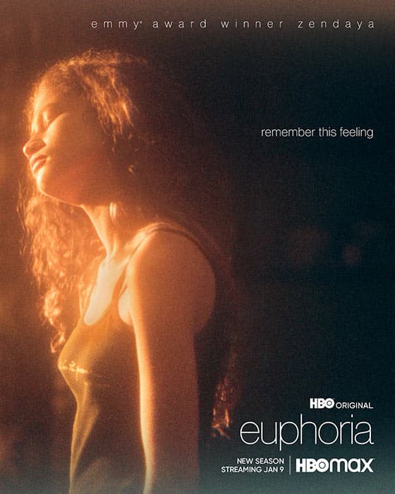 Zendaya in Euphoria season 2 poster