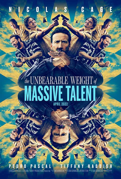 The Unbearable Weight of Massive Talent poster for the screenplay