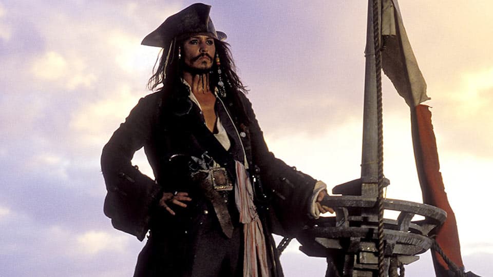 Pirates of the Caribbean The Curse of the Black Pearl Johnny Depp