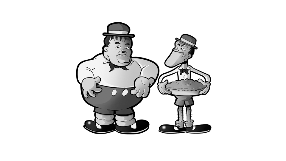 Laurel & Hardy cartoon, circa 1933