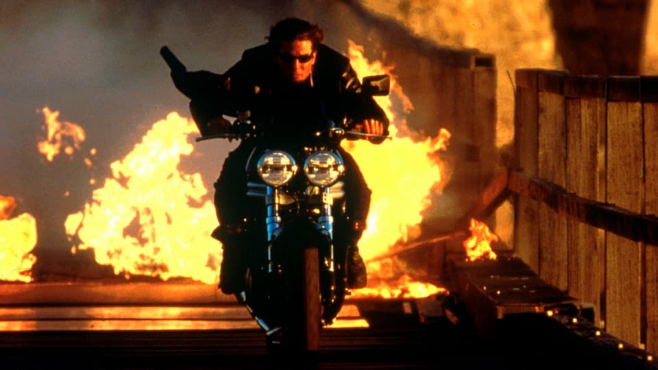 Mission Impossible 2 screenplay hero image with Tom Cruise