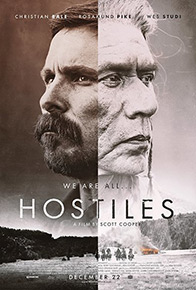 Hostiles small movie poster Christian Bale and Wes Studi