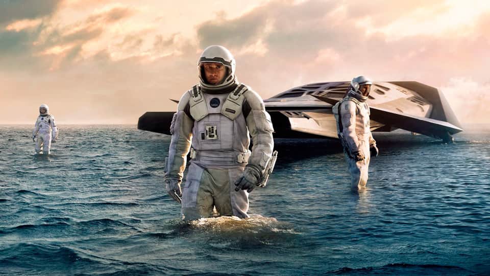 Interstellar screenplay hero image with Matthew McConaughey