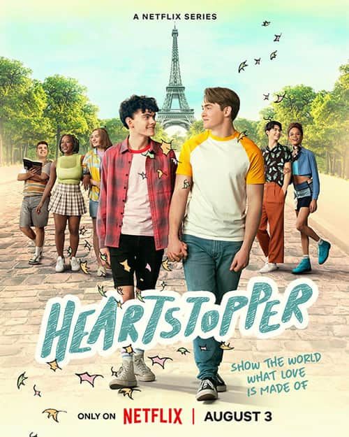 Heartstopper season 2 poster Nick and Charlie