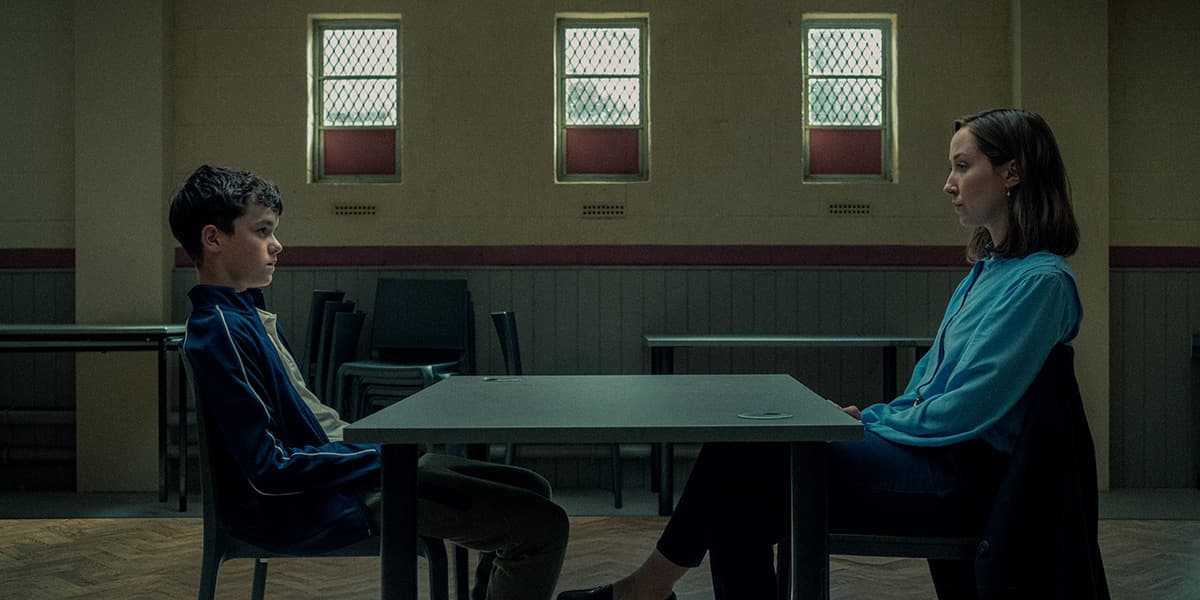 Still image from Netflix's Adolescence, representing the teleplay.