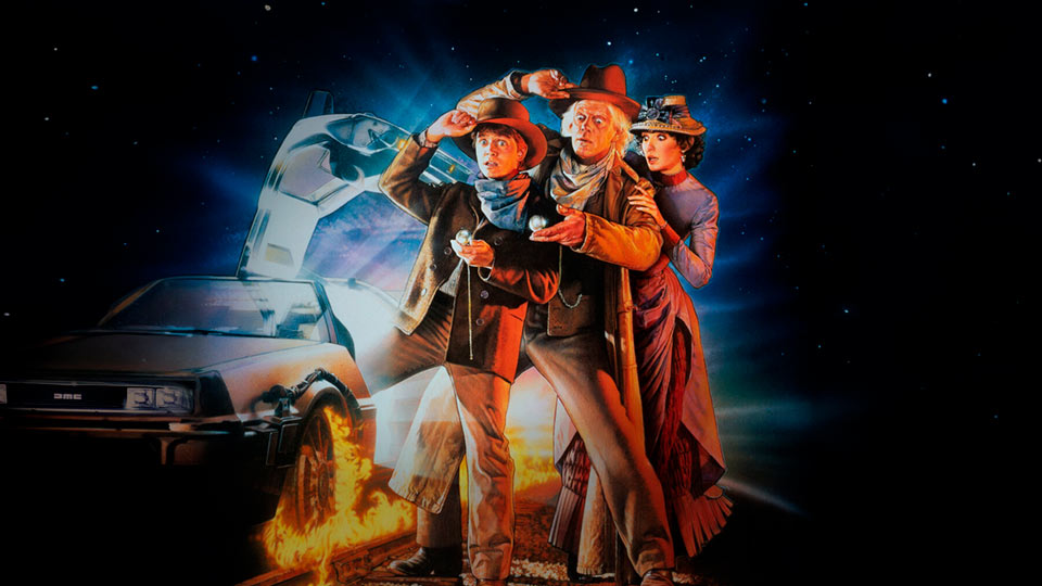 Still image from Back to the Future Part III.
