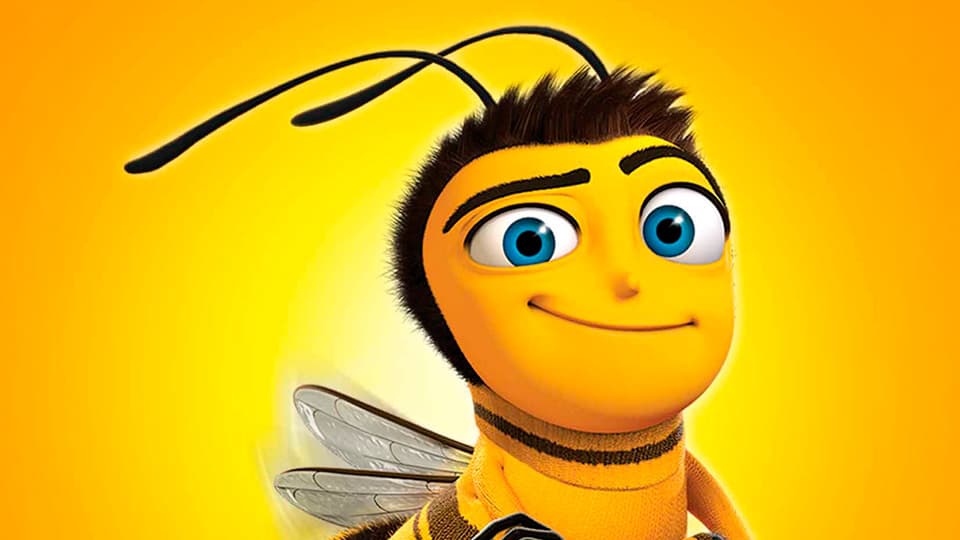 Still image from the DreamWorks film Bee Movie, representing the screenplay.
