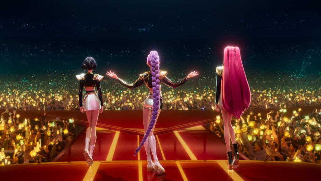 Image from the 2025 film KPop Demon Hunters screenplay download.