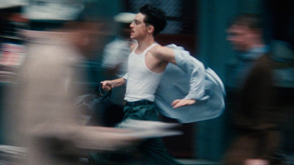 Still image from the 2025 film Marty Supreme.