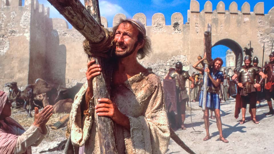 Still image from the movie 'Monty Python's Life of Brian', representing the screenplay.