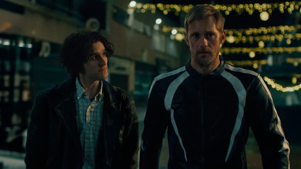 Still image from the 2025 film Pillion.