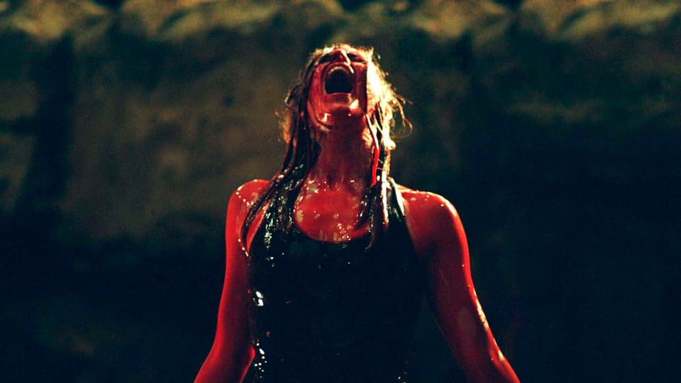 Still image from The Descent movie.