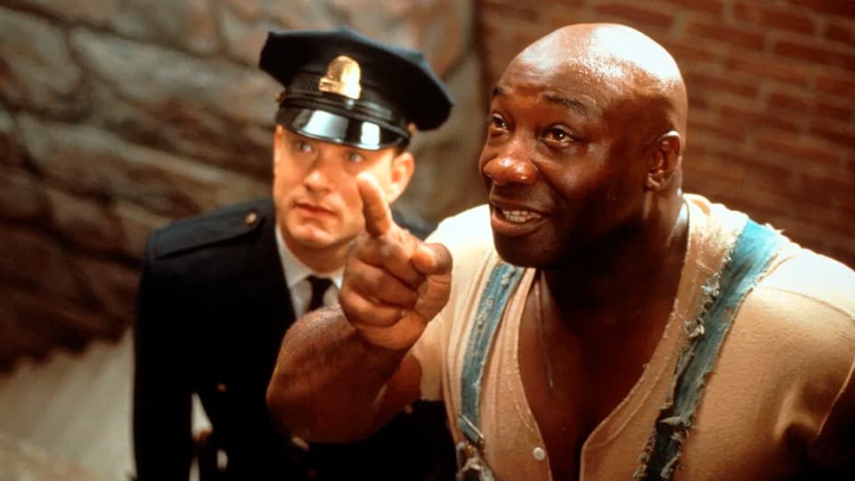 Still image from the 1999 film 'The Green Mile', representing the screenplay.