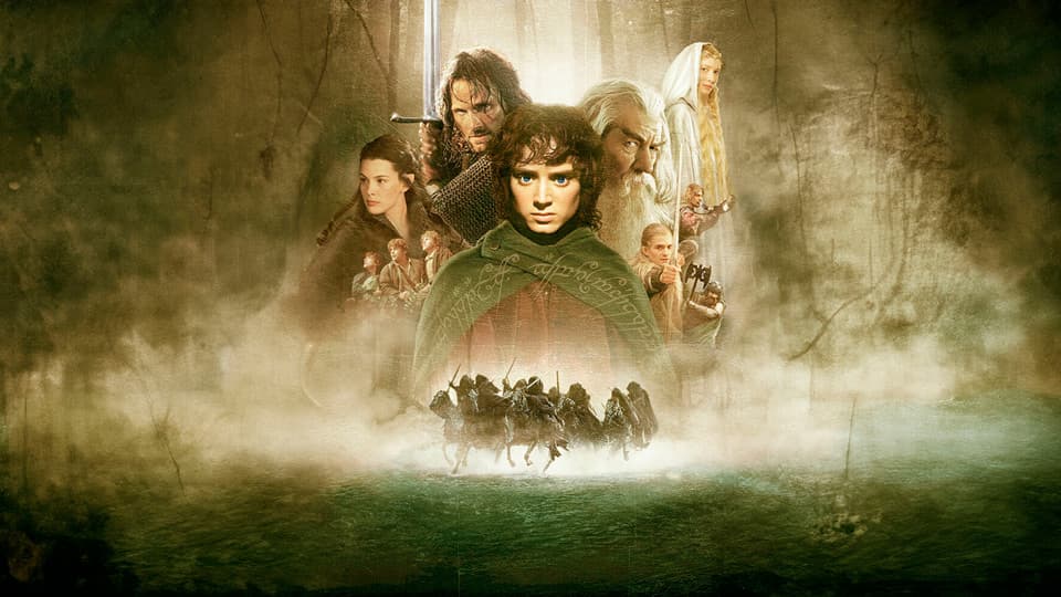 Still image from 'The Lord of the Rings: The Fellowship of the Ring' movie, representing the screenplay.