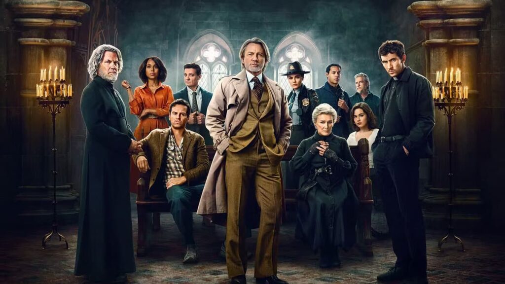 Image from the 2025 film Wake Up Dead Man.