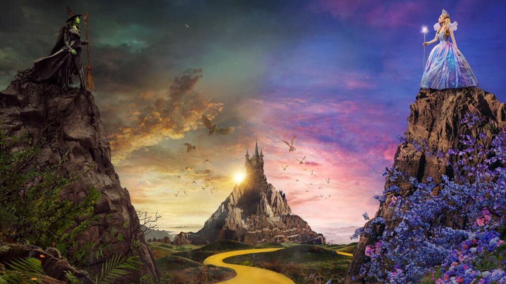 Image from the film Wicked For Good.