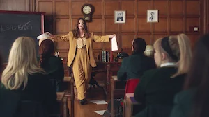 Image from the TV series Derry Girls, season 2 episode 2.