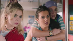 Image from the TV series Derry Girls, season 3 episode 3.